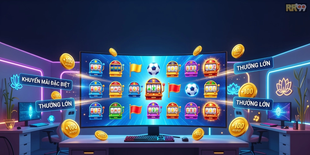 Minh họa khái niệm game khuyến mãi 69vn với các yếu tố hấp dẫn và phần thưởng lớn