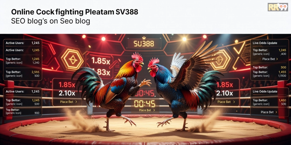 Giao diện SV388 với các trận đá gà trực tuyến chất lượng cao và kèo cược đa dạng